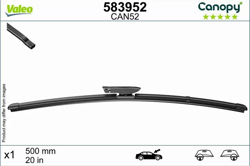 VALEO CANOPY WYCIERACZKI EKO RENAULT TWINGO III 