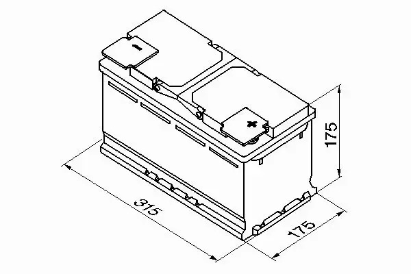 BOSCH SILVER S4 AKUMULATOR 80AH 740A P+ 