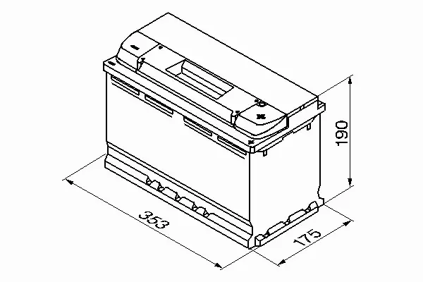 BOSCH SILVER S5 AKUMULATOR 100AH 830A P+ 