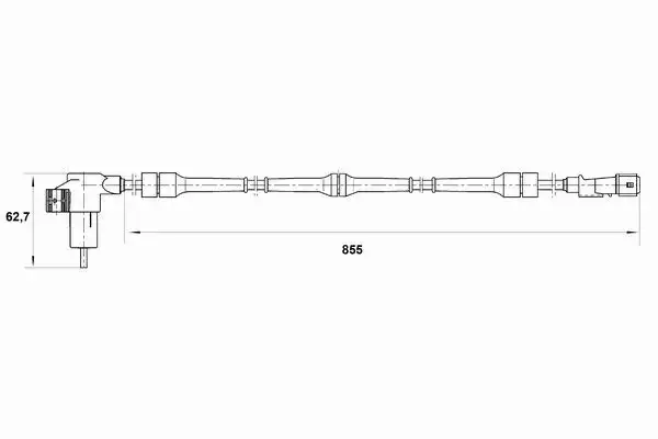 BOSCH CZUJNIK ABS 0 265 006 206 