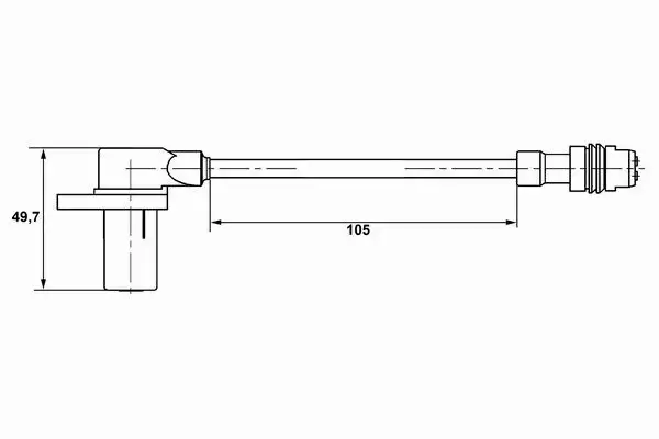 BOSCH CZUJNIK ABS 0 265 006 344 