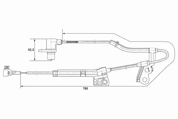 BOSCH CZUJNIK ABS 0 265 006 677 