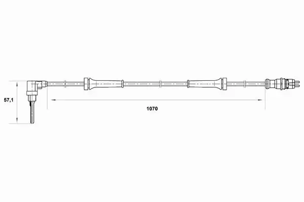 BOSCH CZUJNIK ABS 0 265 007 043 