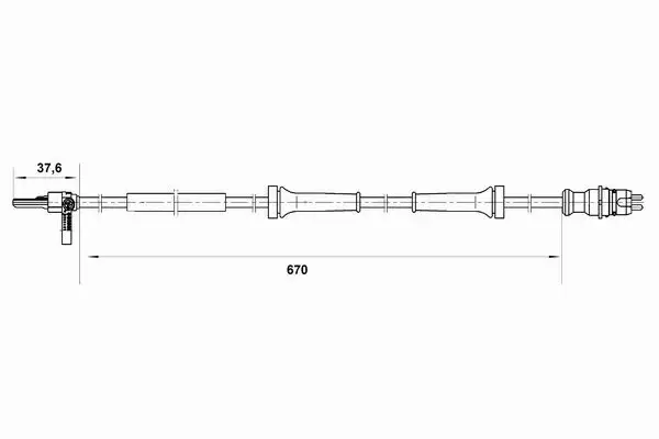 BOSCH CZUJNIK ABS 0 265 007 045 