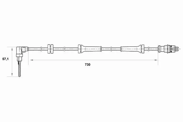 BOSCH CZUJNIK ABS 0 265 007 070 