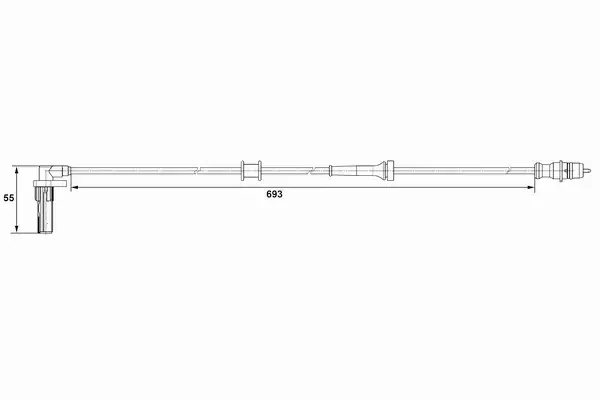 BOSCH CZUJNIK ABS 0 265 007 531 