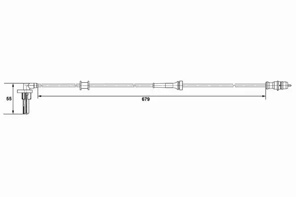 BOSCH CZUJNIK ABS 0 265 007 533 