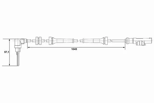 BOSCH CZUJNIK ABS 0 265 007 610 