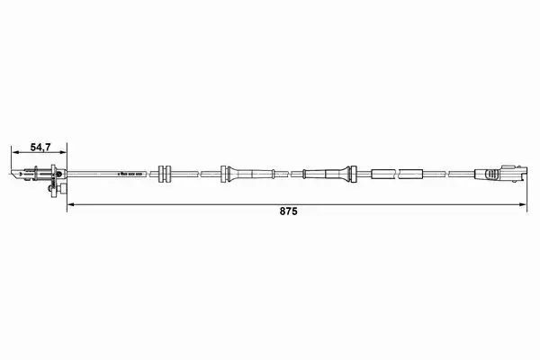 BOSCH CZUJNIK ABS 0 265 007 790 