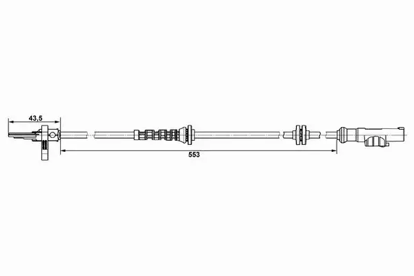 BOSCH CZUJNIK ABS 0 265 007 896 