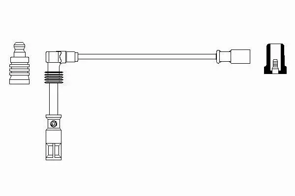 BOSCH PRZEWODY ZAPŁONOWE 0 356 912 857 