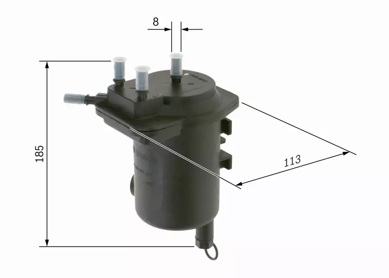 BOSCH FILTR PALIWA 0 450 907 011 