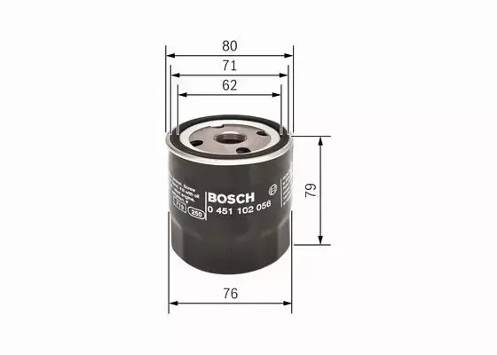 BOSCH FILTR OLEJU 0 451 102 056 