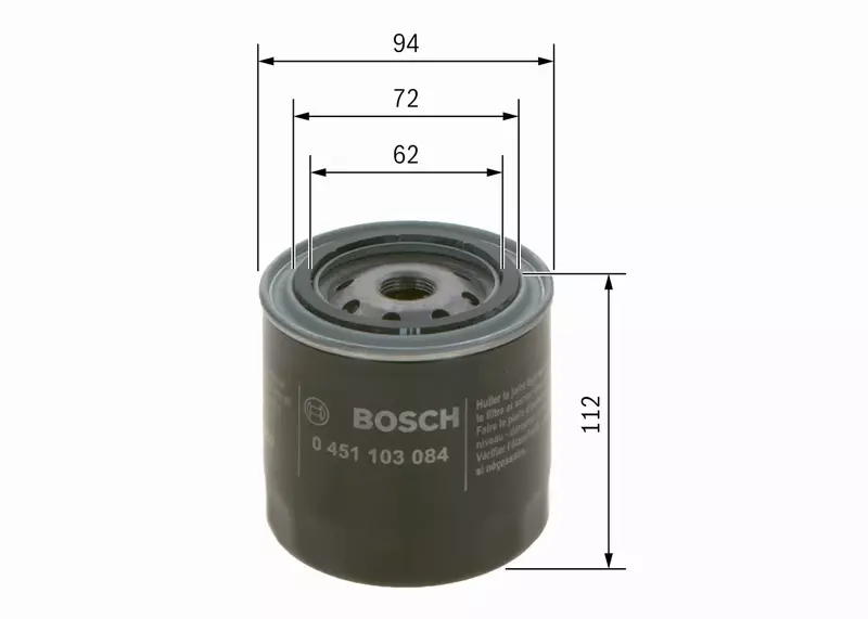 BOSCH FILTR OLEJU 0 451 103 084 