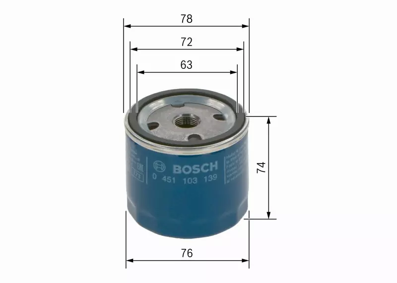 BOSCH FILTR OLEJU 0 451 103 139 