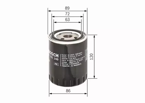 BOSCH FILTR OLEJU 0 451 103 240 