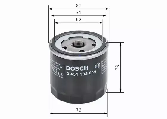 BOSCH FILTR OLEJU 0 451 103 349 