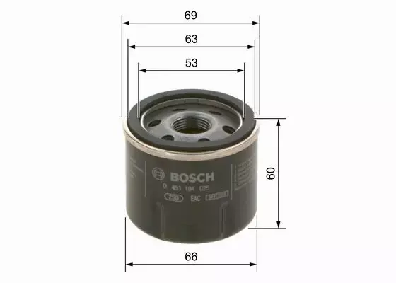 BOSCH FILTR OLEJU 0 451 104 025 