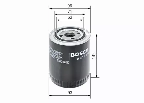 BOSCH FILTR OLEJU 0 451 104 066 