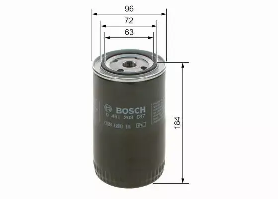 BOSCH FILTR OLEJU 0 451 203 087 