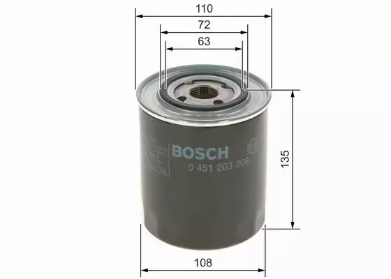 BOSCH FILTR OLEJU 0 451 203 206 