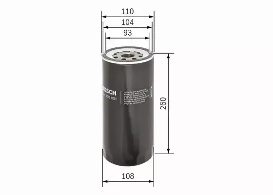 BOSCH FILTR OLEJU 0 451 403 001 