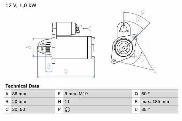 BOSCH ROZRUSZNIK 0 986 027 030 