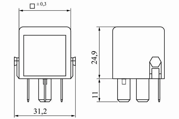 BOSCH PRZEKAŹNIK ELEKTRYCZNY 0 986 332 041 