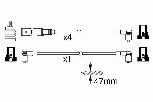 BOSCH PRZEWODY ZAPŁONOWE SEAT CORDOBA 1.4 1.6 