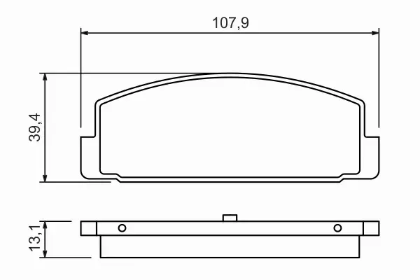 BOSCH KLOCKI HAM MAZDA 323 C IV 626 RX7 1.3 1.6 1. 