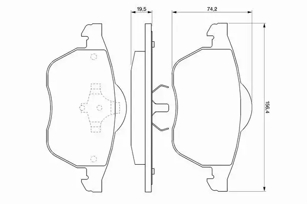 BOSCH KLOCKI HAM AUDI A4 GOLF III 2.8VR6 PASSAT PR 