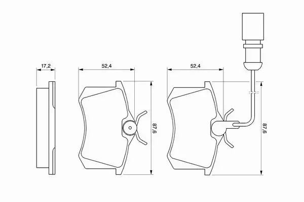 BOSCH TARCZE+KLOCKI PRZÓD+TYŁ GALAXY SHARAN ALHAMBRA 300+268MM 