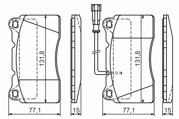 BOSCH TARCZE+KLOCKI PRZÓD ALFA ROMEO 159 330MM 