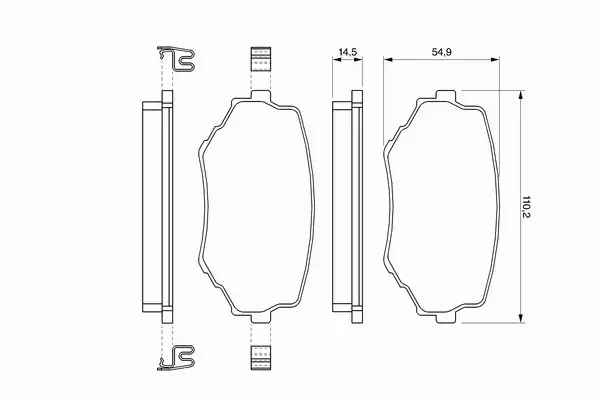 BOSCH KLOCKI HAM SUZUKI GRAND VITARA 2.0 2.5 2.7 T 