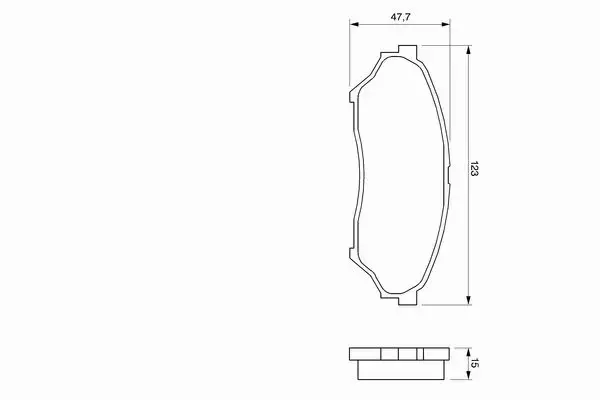 BOSCH KLOCKI HAMULCOWE PRZÓD 0 986 424 713 