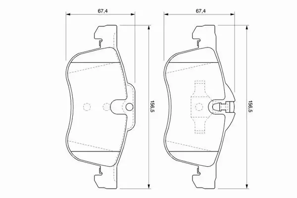 BOSCH KLOCKI HAMULCOWE PRZÓD 0 986 424 758 