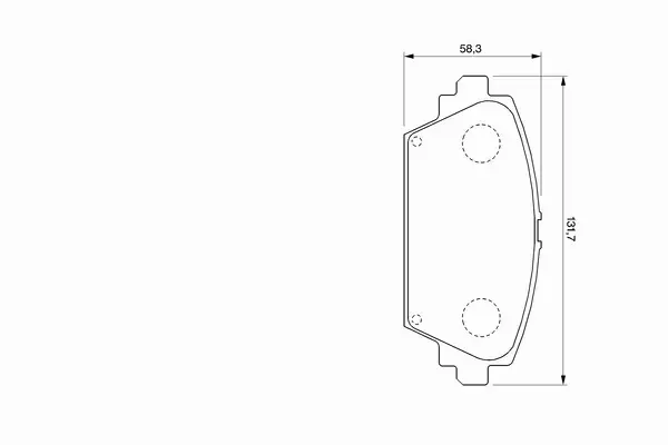 BOSCH KLOCKI HAMULCOWE PRZÓD 0 986 424 791 