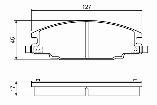 BOSCH KLOCKI HAMULCOWE PRZÓD 0 986 460 960 