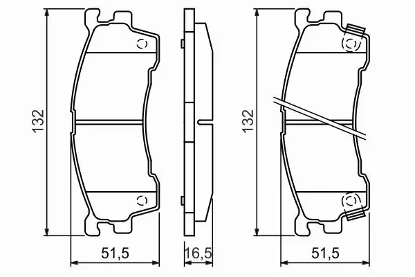 BOSCH Klocki przód MAZDA 323 626 PREMACY XEDOS 