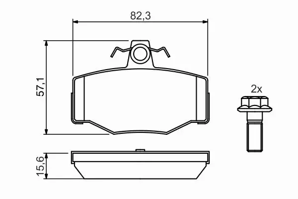 BOSCH TARCZE + KLOCKI TYŁ NISSAN ALMERA II PRIMERA 