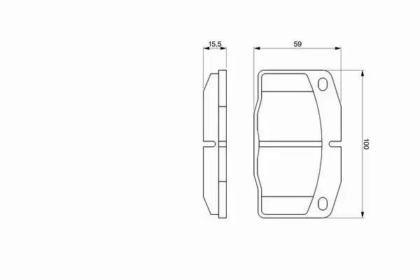 BOSCH KLOCKI HAMULCOWE PRZÓD 0 986 465 141 