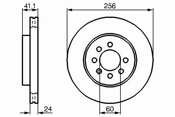 BOSCH TARCZE HAMULCOWE PRZÓD 0 986 478 286 