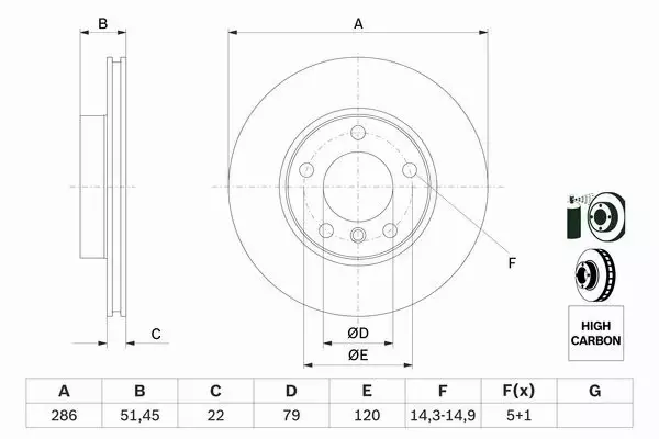 BOSCH TARCZE + KLOCKI BMW 3 E36 E46 Z3 Z4 PRZÓD  