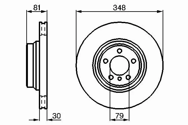 BOSCH TARCZE HAMULCOWE PRZÓD 0 986 479 003 