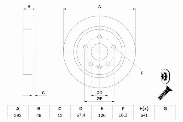 BOSCH TARCZE+KLOCKI PRZÓD+TYŁ CHEVROLET MALIBU OPEL INSIGNIA A 296+292MM 