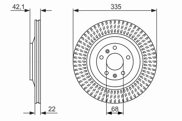 BOSCH TARCZE+KLOCKI PRZÓD+TYŁ AUDI A8 D3 385MM 