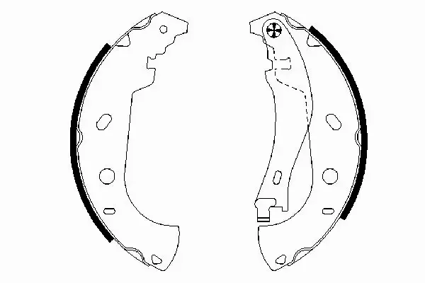 BOSCH SZCZĘKI HAMULCOWE 0 986 487 559 