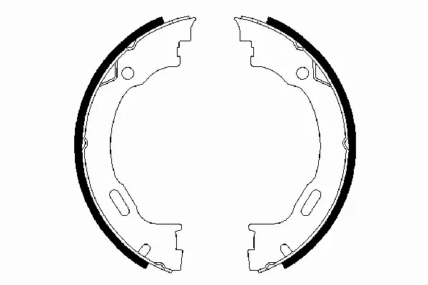 BOSCH SZCZĘKI HAMULCOWE 0 986 487 609 