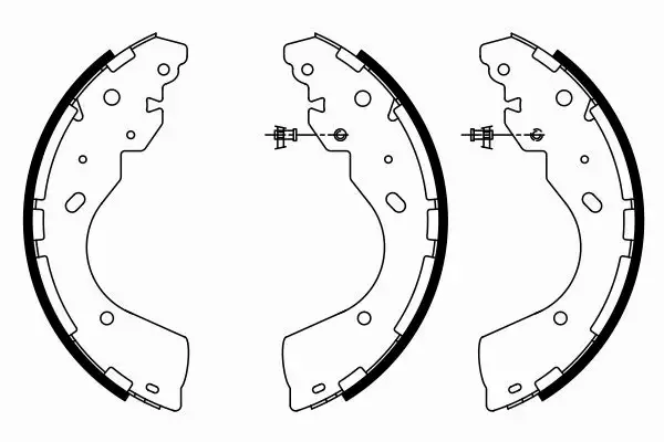 BOSCH SZCZĘKI HAMULCOWE 0 986 487 922 