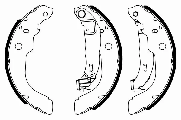 BOSCH SZCZĘKI HAMULCOWE 0 986 487 960 